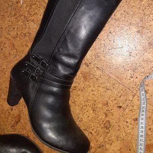 Pikolinos Black Leather Boots Size 40